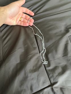 Silver Figaro Chain Necklace