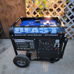 DuroMax XP12000E "Beast" 12,000-Watt Gasoline Portable Generator With Keys