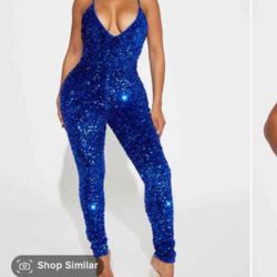 Sequins Jumpsuit  New