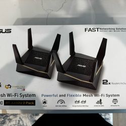 ASUS Tri-Band WiFi 6 Router (2pk)