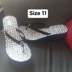 New Women’s Sandals/wedges Size 11 They Are More Like A Size 10