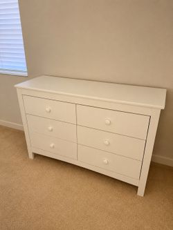 White dresser