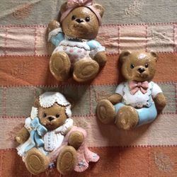 Burwood Products - made in the U.S.A. 3 Bears wall decor