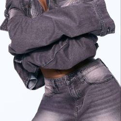 Plum Denim Jean Suit