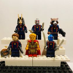 Guardians of the Galaxy Minifigures Marvel Figs | New Custom LEGO Compatible Toy