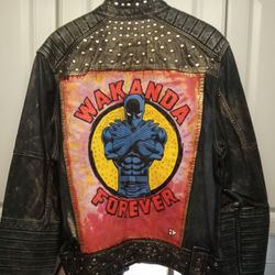 Custom Vintage Black Panther Jacket 