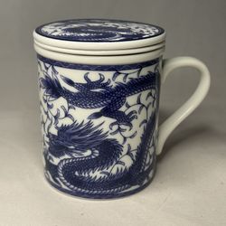 Japanese Tea Cup With Lid & Filter 