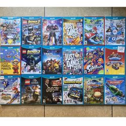 Wii U Games For Sale! Great Working Condition! 