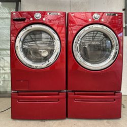 LG Washer And Electric Dryer 