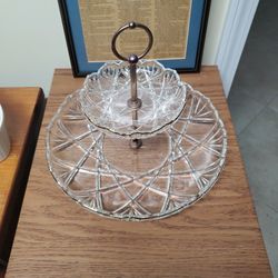 Artland Cortland Two Tier Glass Server