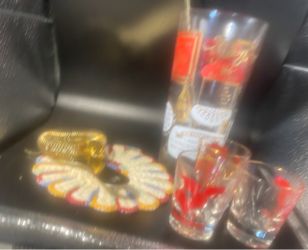 Vintage Galliano Cocktail Recipe Set (6 Pieces)