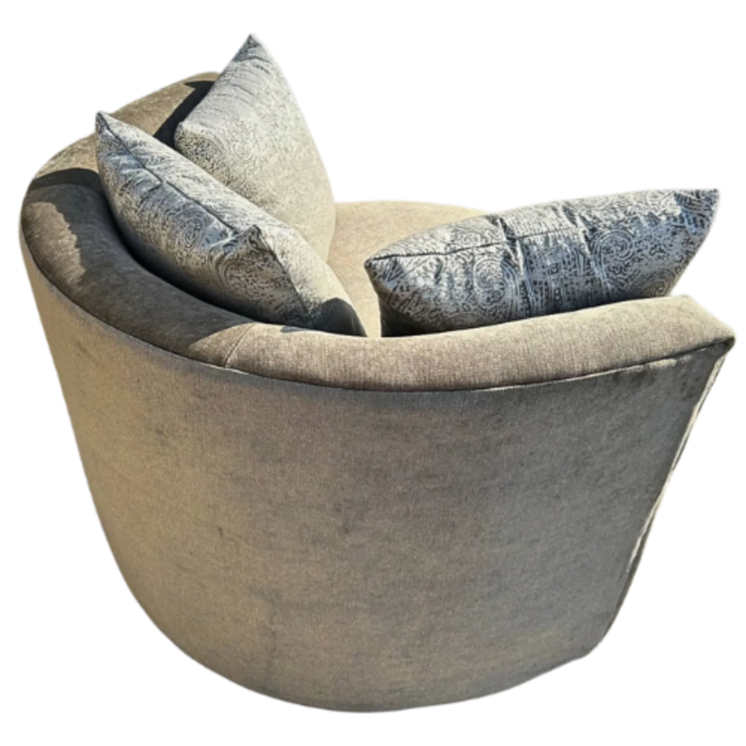 Jonathan Louis Gray Swivel Chair