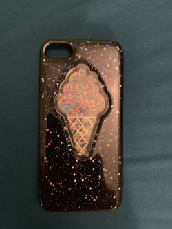 Iphone 6,7,8 Ice Scream Case- black or white