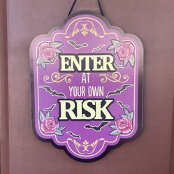 Halloween Hanging Sign Decor