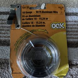 18 ga. Galvanized Steel Hobby Wire 50 L ft.