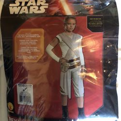 Child Star Wars Rey Costume, Size Medium