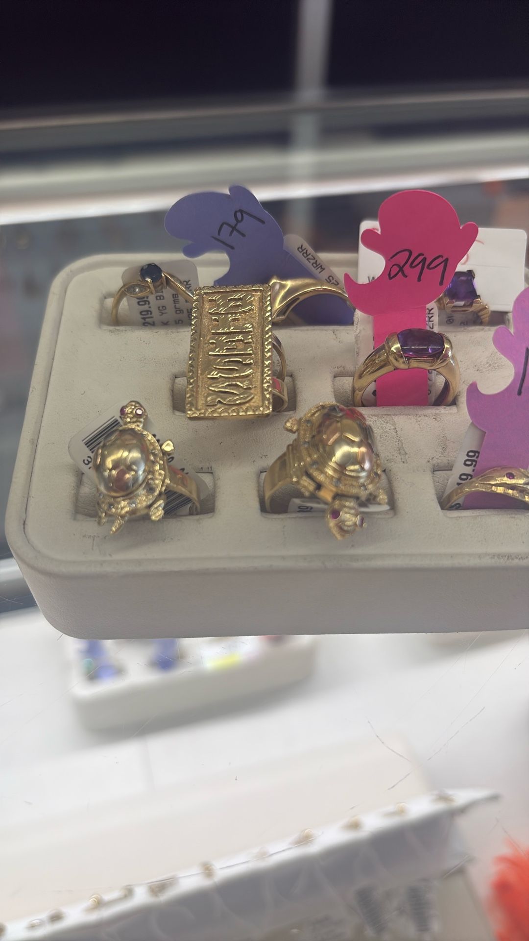 Rings On Sale Different Sizes Different Prices. Don’t Forget To Ask For Ashley If You’re Interested In Something. Thank You