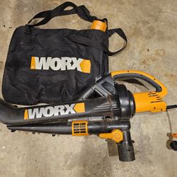 Worx Leaf Blower And Vacuum 