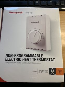 Honeywell home non-programmable, electric heat thermostats, new inbox NIB. 40 for both or 25 for one. 