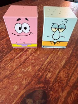 Patrick & Squidward Squares Card Holders