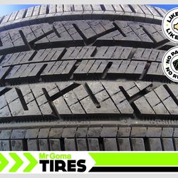 1 235/55R20 USED TIRES CONTINENTAL CROSSCONTACT LX25 ECOPLUS 10.0/32 TREAD 102H