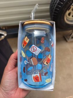 Gilmore girls lukes glass cup 16 oz