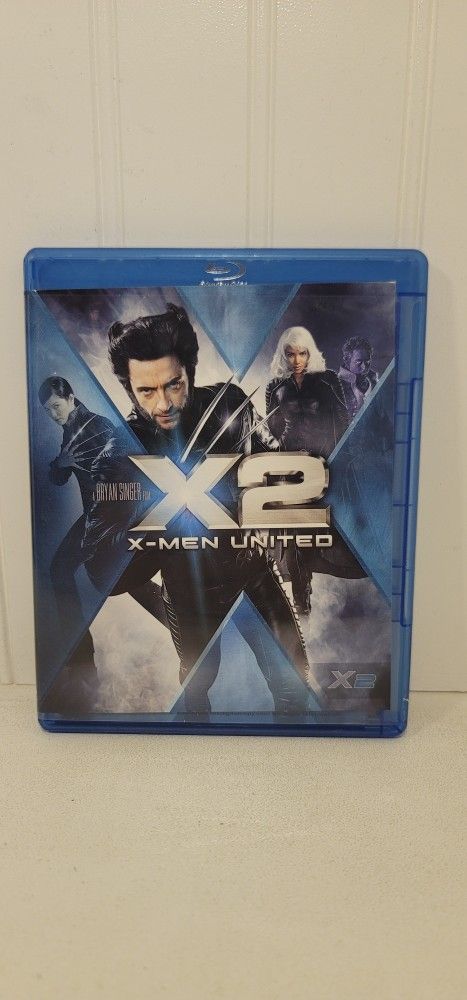 $5 BLU RAY MOVIE. X-MEN: X2 X-MEN UNITED. BLU RAY ONLY. NO DIGITAL. $5 OR TRADE FOR A MOVIE TITLE I DO NOT ALREADY OWN.