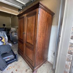 Cherry-wood Entertainment Center