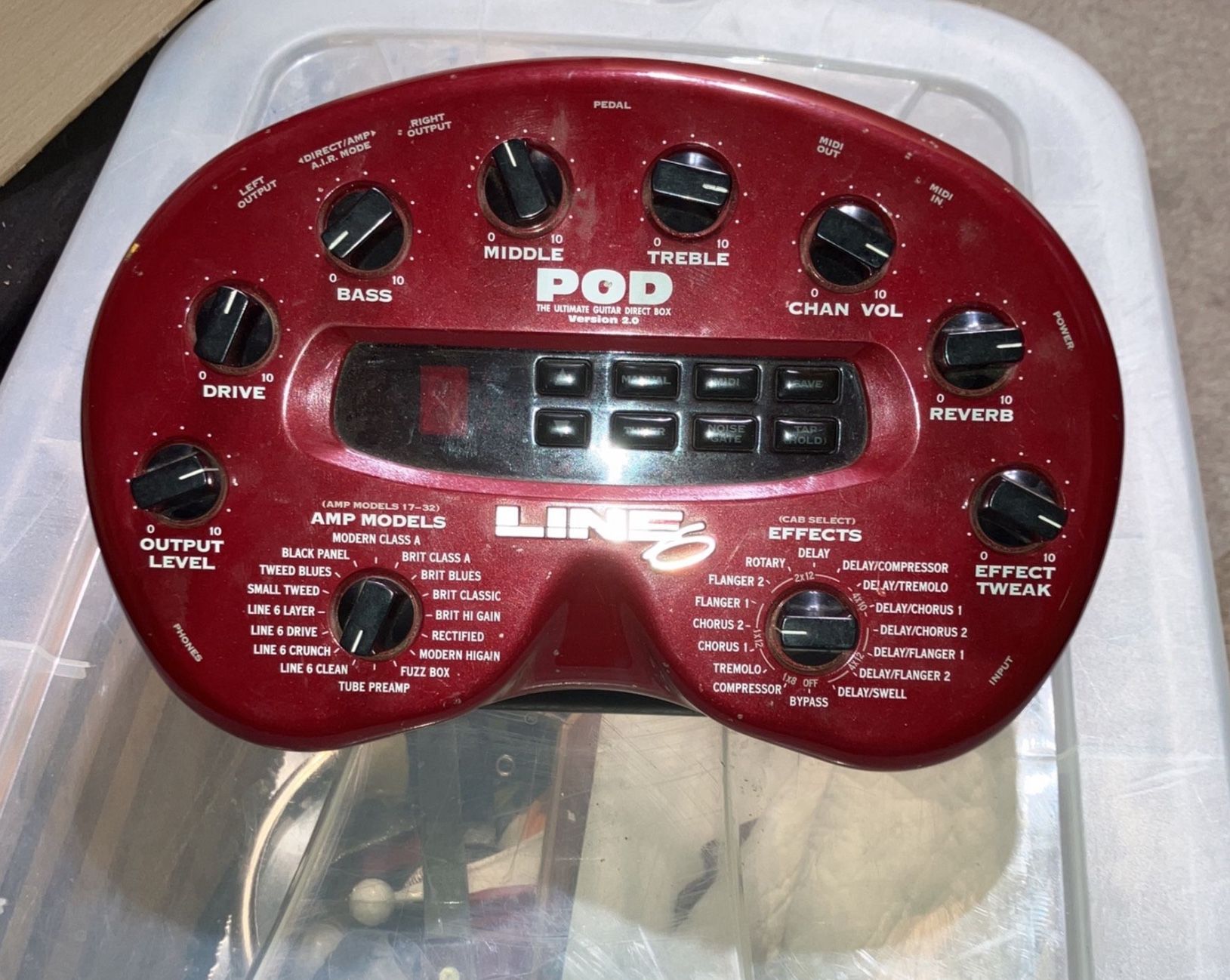 Line 6 POD 2.0 Guitar Effects Processor