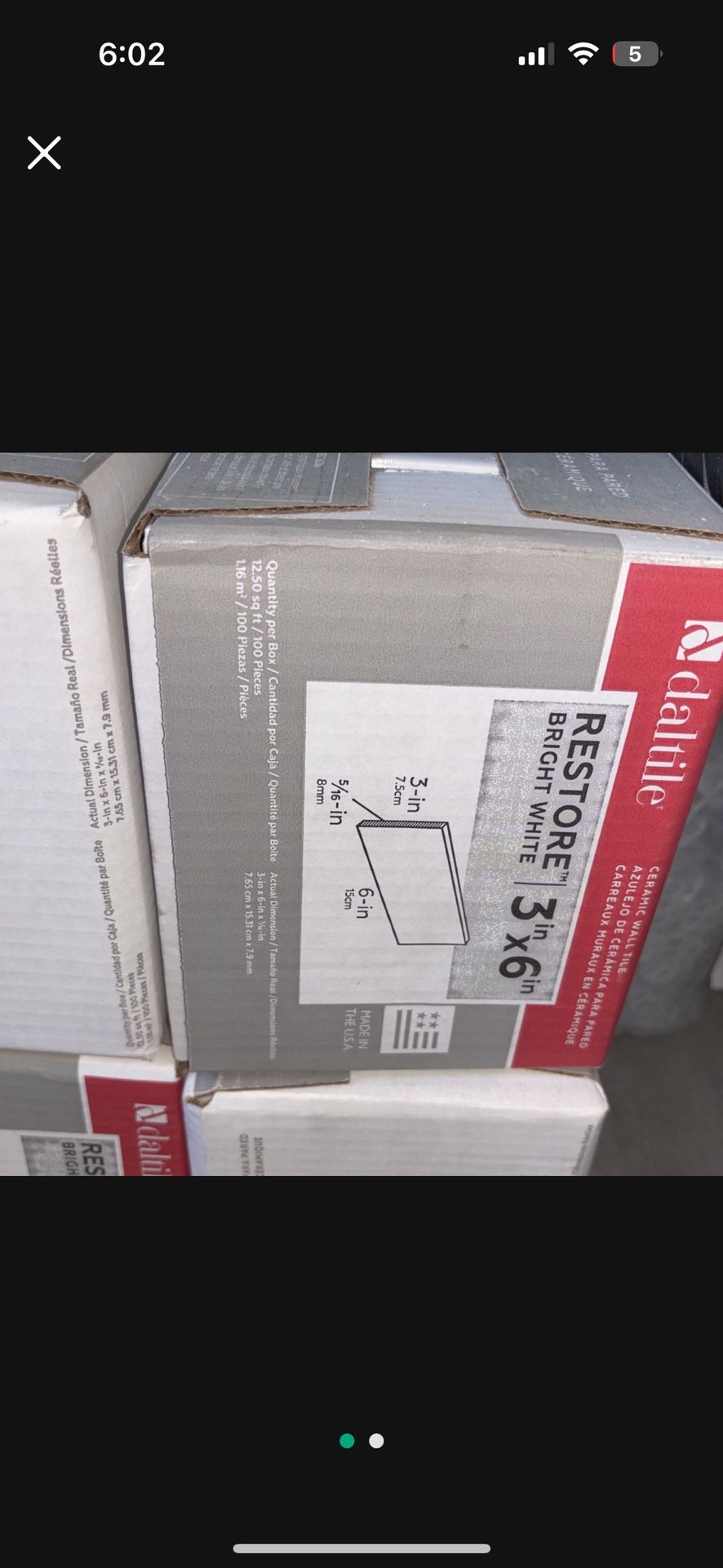 Tile White Bright RESTORE