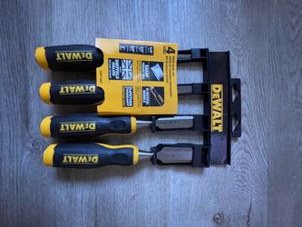 DEWALT 4-Piece Wood Chisel Set