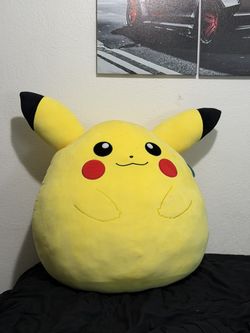 New - Pikachu 24” Squishmallows Soft Pokemon Plush Toy