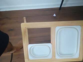 children's wooden sensory/activity table insert