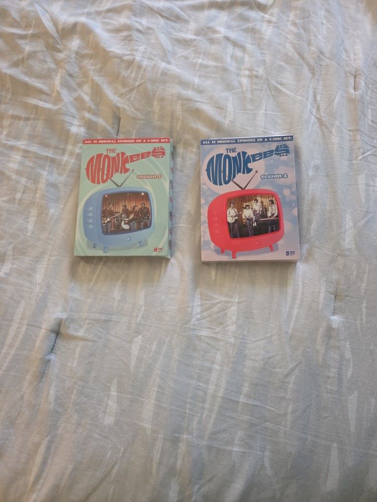 THE MONKEES SEASON 1 AND SEASON 2.ALL OF THE EPISODES. FACTORY SEALED