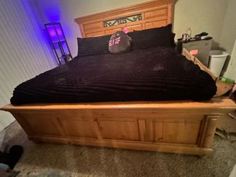 King size bed frame