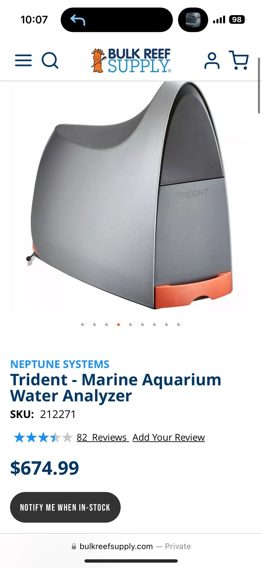 NEPTUNE SYSTEMS Trident - Marine Aquarium Water Analyzer