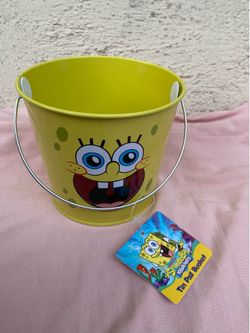 SpongeBob Metal Tin Bucket