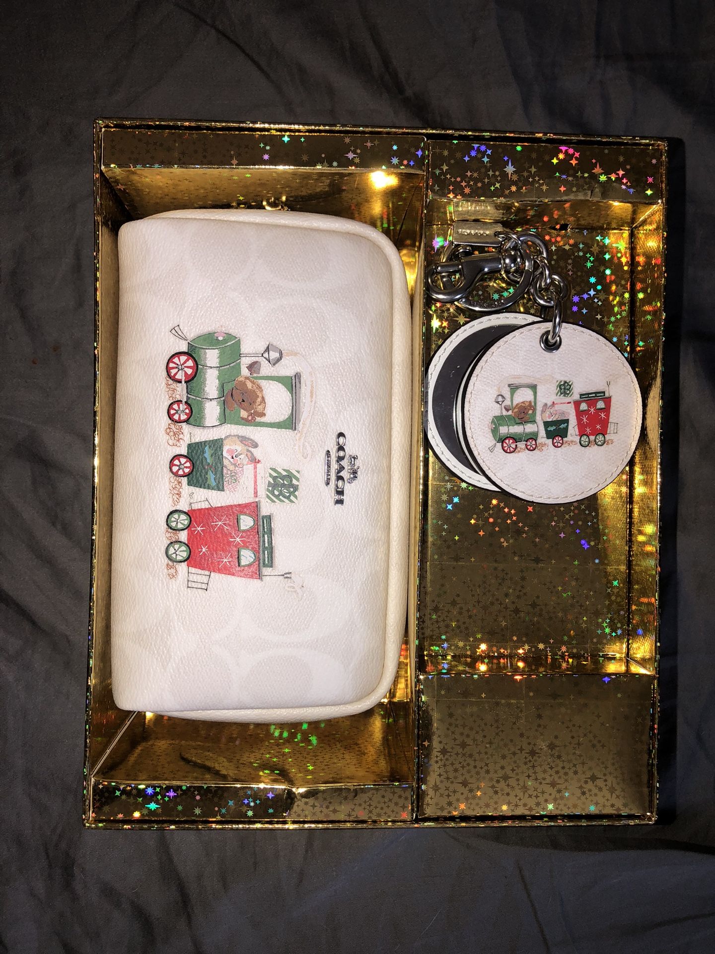Coach Collectible Xmas Makeup Bag