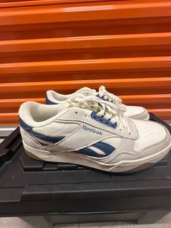 Reebok White & Blue Casual Court Sneakers – Men’s Size 10