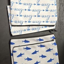 7 Small Zip Pouches