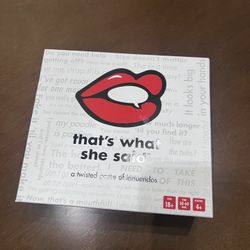 That’s What She Said Game 