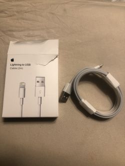 Apple authentic lighting cable usb