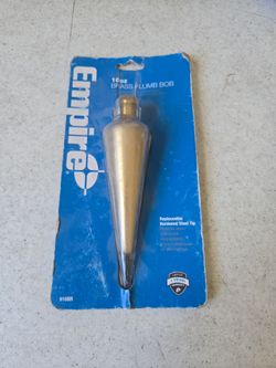 Brass Plumb Bob EMPIRE (16oz)