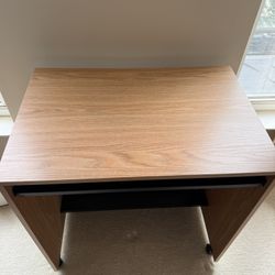 New Brown Wooden Computer Desk with Chair
