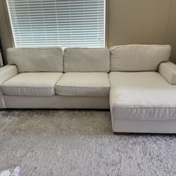 Macys White Sectional