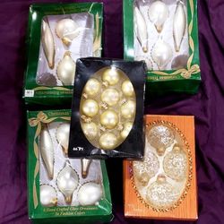 Vintage Christmas Tree Ornaments $35 for All 