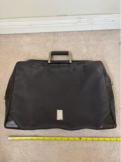Dunhill Business Bag Briefcase Leather Dark Brown - New