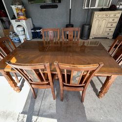 Ashley Furniture Expandable Dining Table And Chairs-Toscana Collection