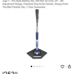 Jugs T-Pro Style Adjustable Batting Tee