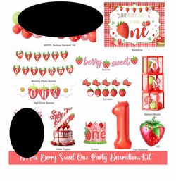 Berry sweet one party decoration